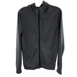 Spyder men’s outdoor athletic heather gray full zip jacket